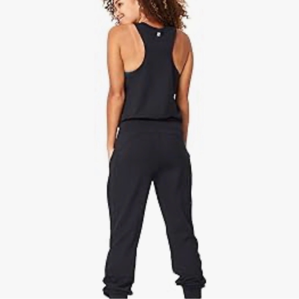 Sweaty Betty of London XS Sleeveless Black Jumpsuit Cotton - Picture 2 of 5